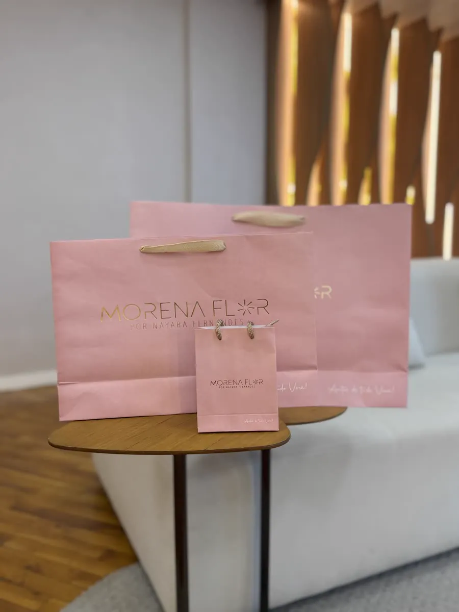 Sacola personalizada — Trio de tamanhos