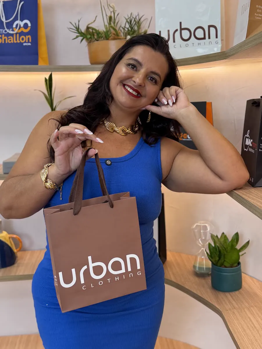 Sacola personalizada — Kraft natural